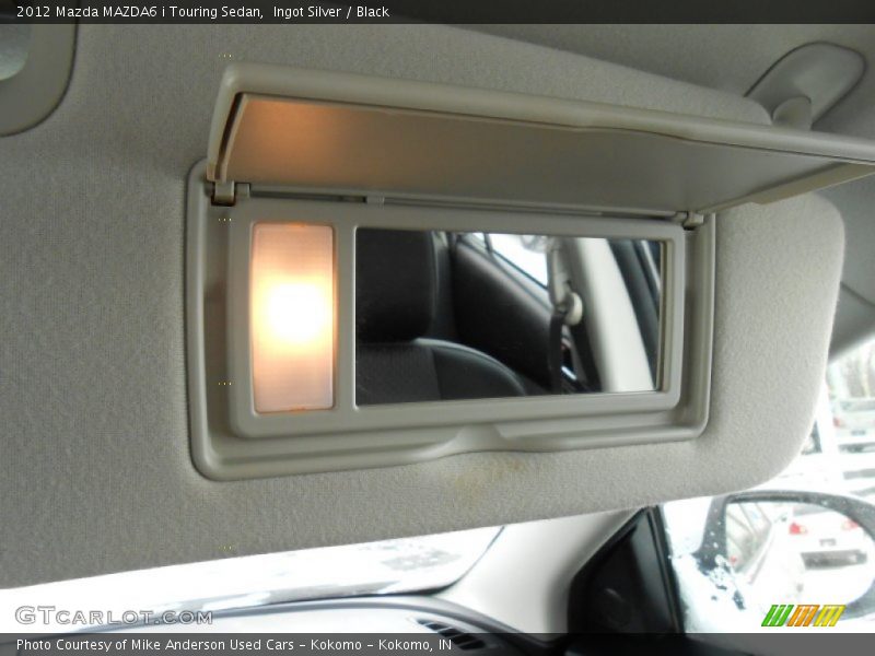 Ingot Silver / Black 2012 Mazda MAZDA6 i Touring Sedan