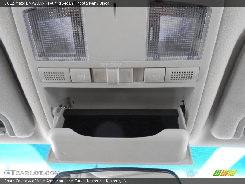 Ingot Silver / Black 2012 Mazda MAZDA6 i Touring Sedan