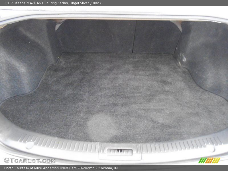 Ingot Silver / Black 2012 Mazda MAZDA6 i Touring Sedan