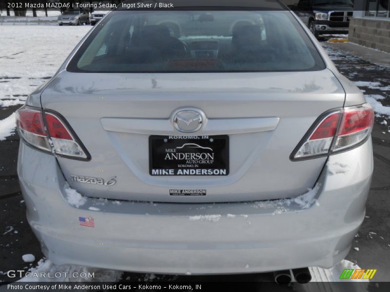 Ingot Silver / Black 2012 Mazda MAZDA6 i Touring Sedan