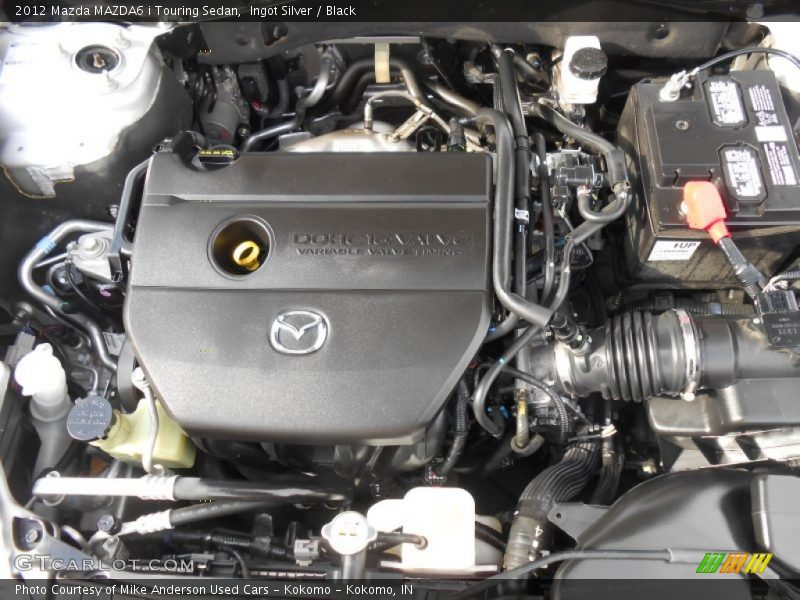Ingot Silver / Black 2012 Mazda MAZDA6 i Touring Sedan