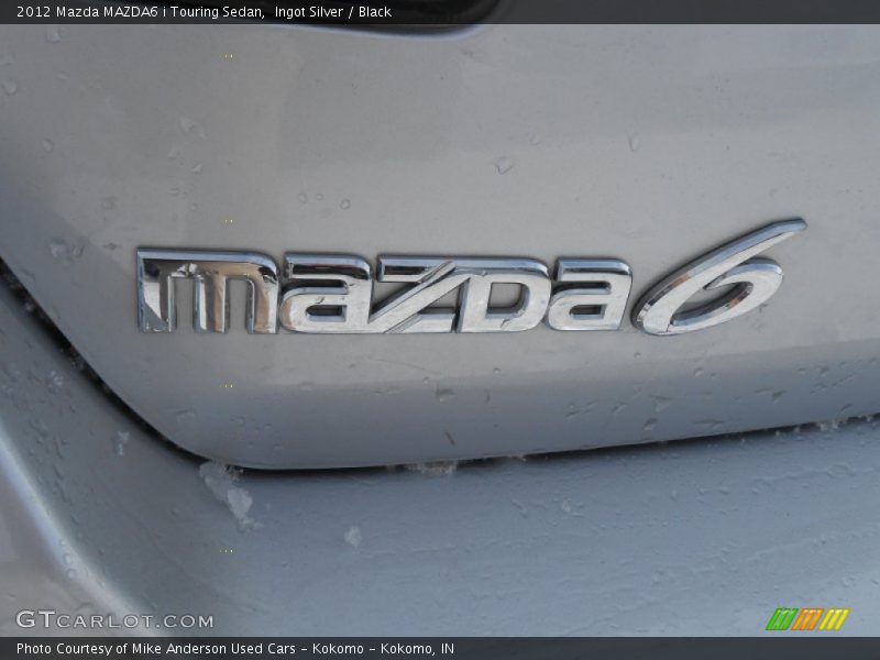 Ingot Silver / Black 2012 Mazda MAZDA6 i Touring Sedan