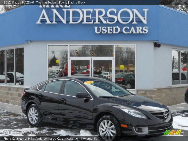 Ebony Black / Black 2012 Mazda MAZDA6 i Touring Sedan