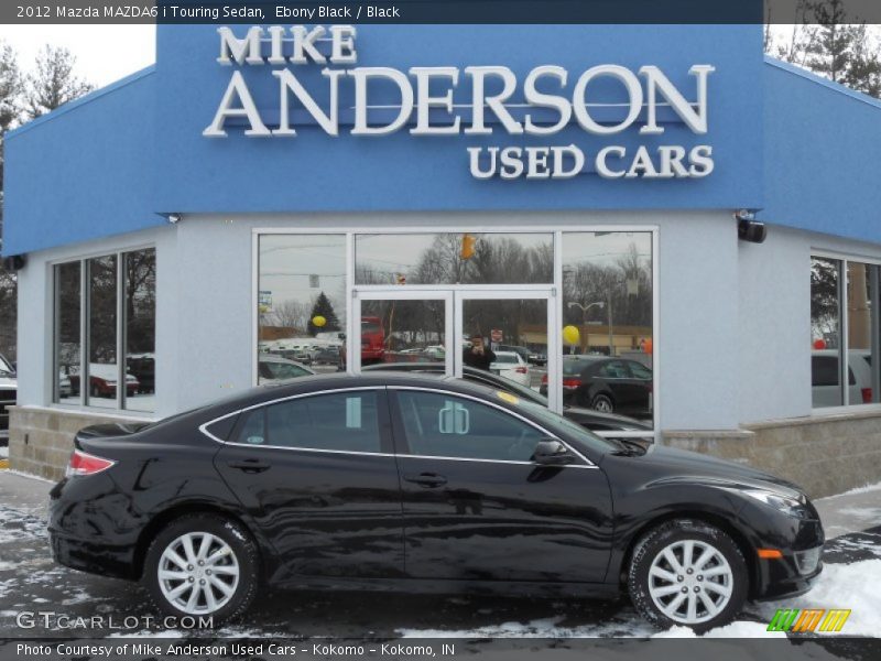 Ebony Black / Black 2012 Mazda MAZDA6 i Touring Sedan