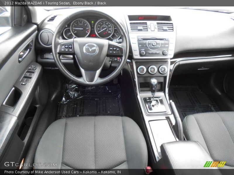  2012 MAZDA6 i Touring Sedan Black Interior