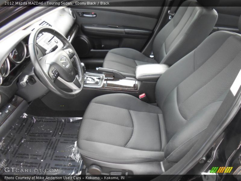  2012 MAZDA6 i Touring Sedan Black Interior