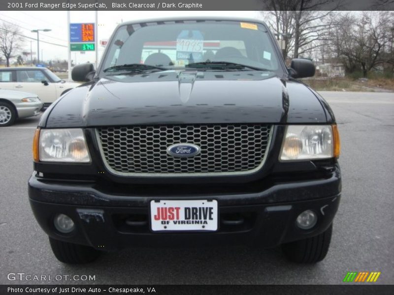 Black Clearcoat / Dark Graphite 2001 Ford Ranger Edge SuperCab