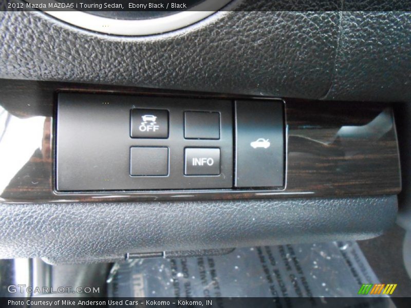 Ebony Black / Black 2012 Mazda MAZDA6 i Touring Sedan