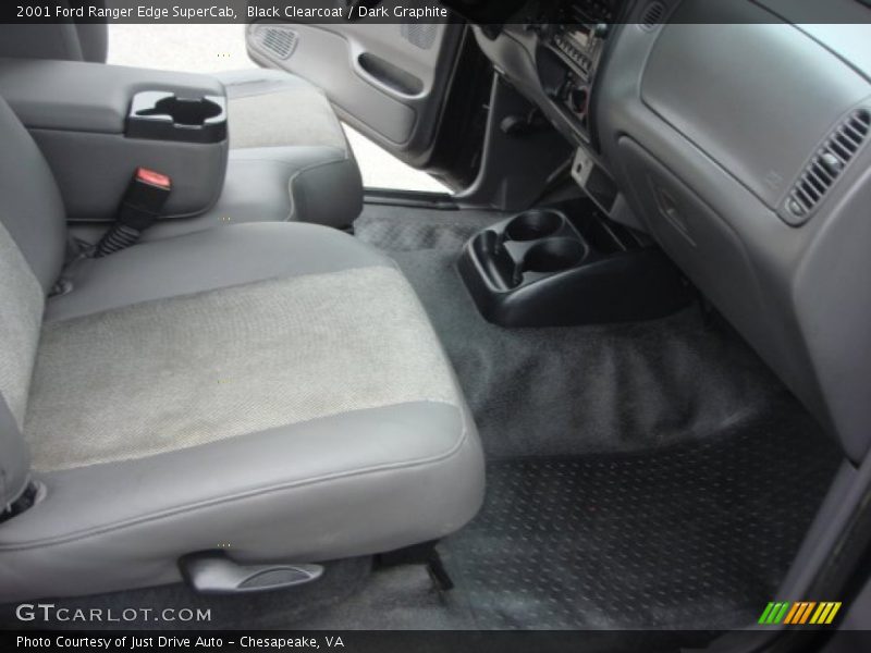 Black Clearcoat / Dark Graphite 2001 Ford Ranger Edge SuperCab