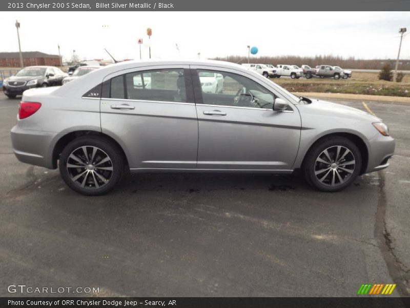 Billet Silver Metallic / Black 2013 Chrysler 200 S Sedan