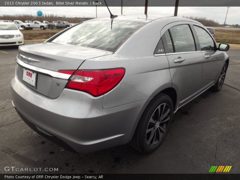 Billet Silver Metallic / Black 2013 Chrysler 200 S Sedan