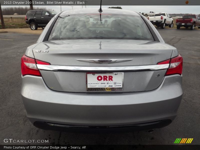 Billet Silver Metallic / Black 2013 Chrysler 200 S Sedan