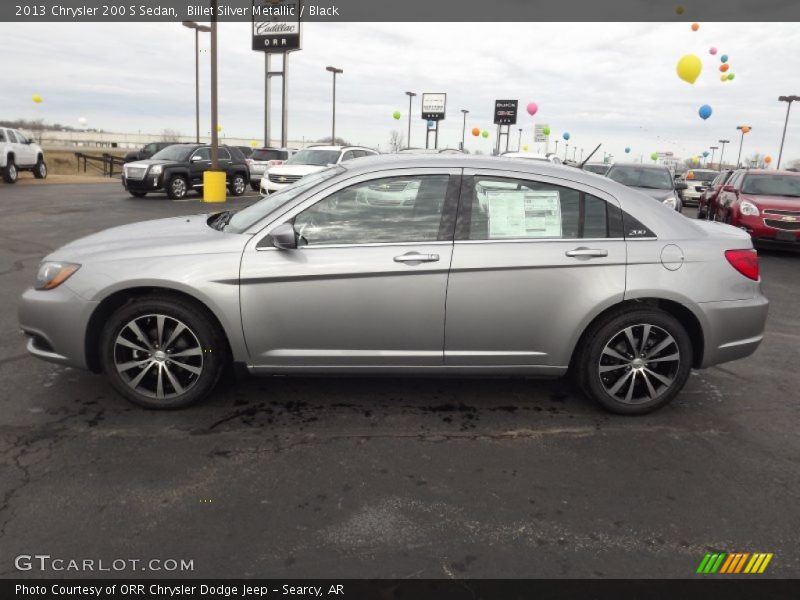 Billet Silver Metallic / Black 2013 Chrysler 200 S Sedan