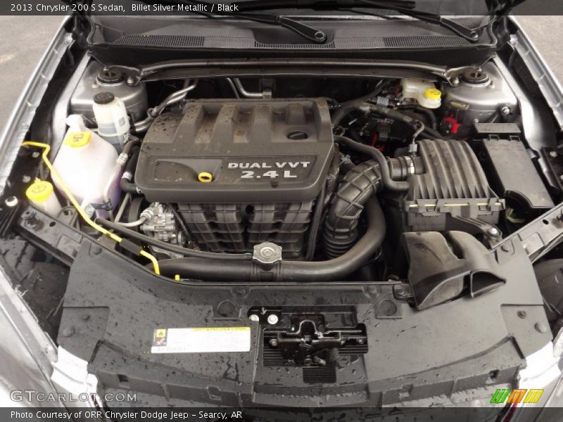 Billet Silver Metallic / Black 2013 Chrysler 200 S Sedan