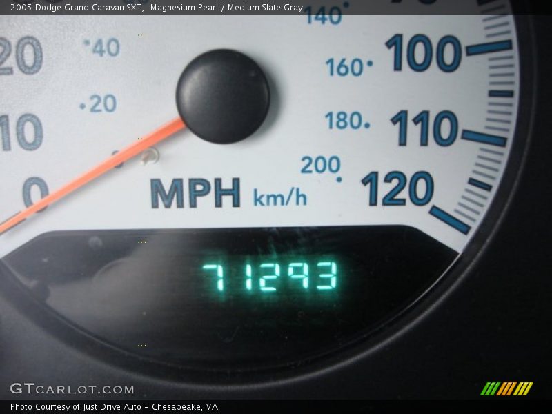 Magnesium Pearl / Medium Slate Gray 2005 Dodge Grand Caravan SXT