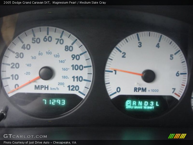 Magnesium Pearl / Medium Slate Gray 2005 Dodge Grand Caravan SXT