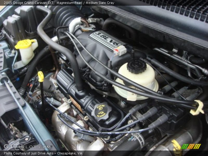Magnesium Pearl / Medium Slate Gray 2005 Dodge Grand Caravan SXT