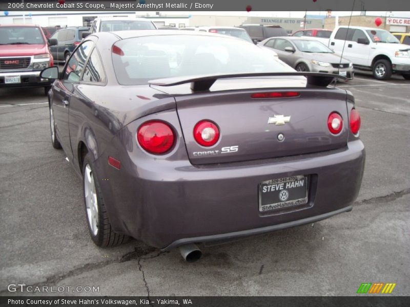 Majestic Amethyst Metallic / Ebony 2006 Chevrolet Cobalt SS Coupe