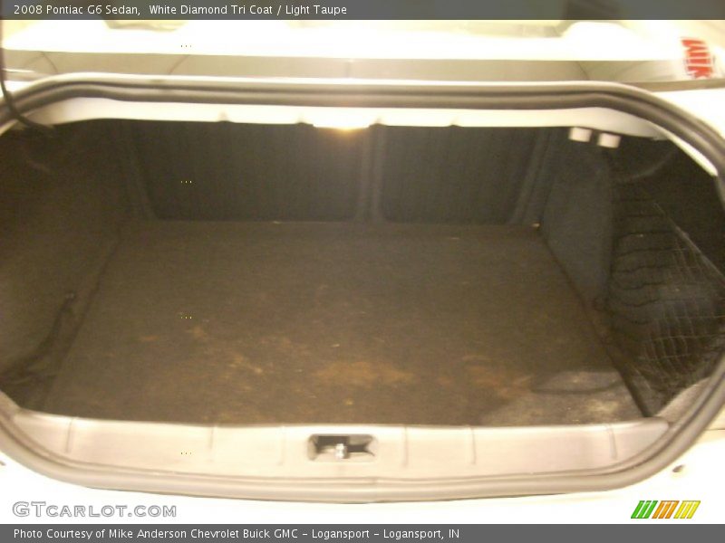 White Diamond Tri Coat / Light Taupe 2008 Pontiac G6 Sedan