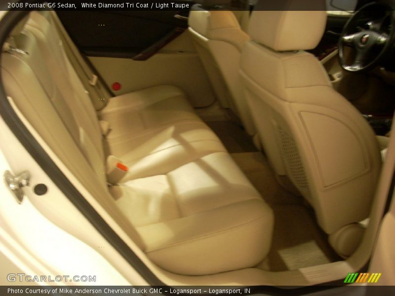 White Diamond Tri Coat / Light Taupe 2008 Pontiac G6 Sedan