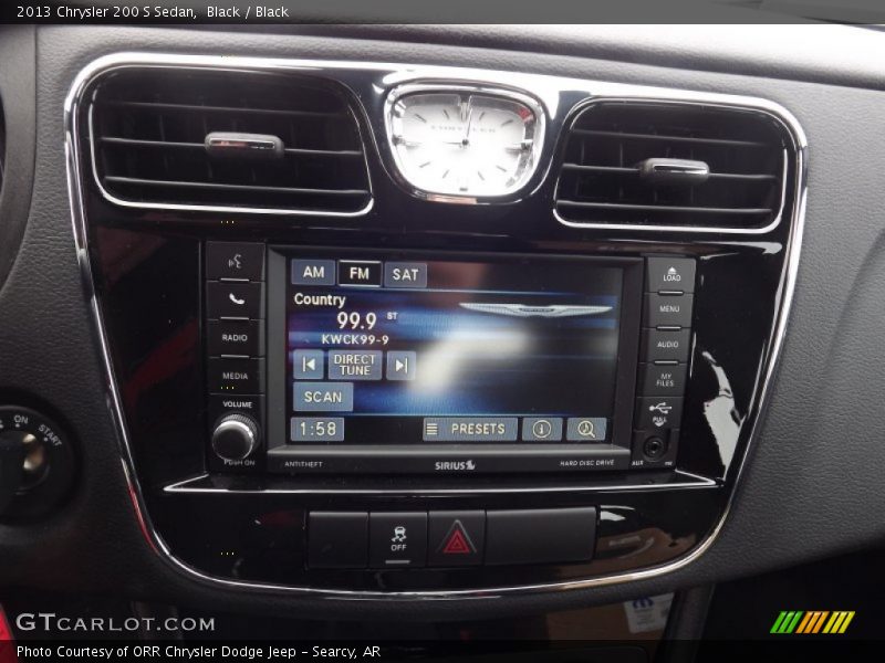 Black / Black 2013 Chrysler 200 S Sedan