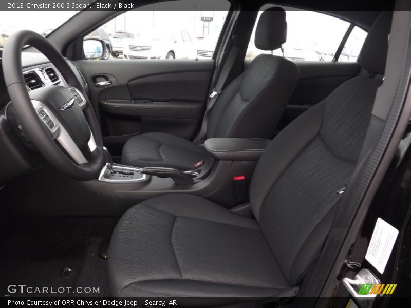 Black / Black 2013 Chrysler 200 S Sedan