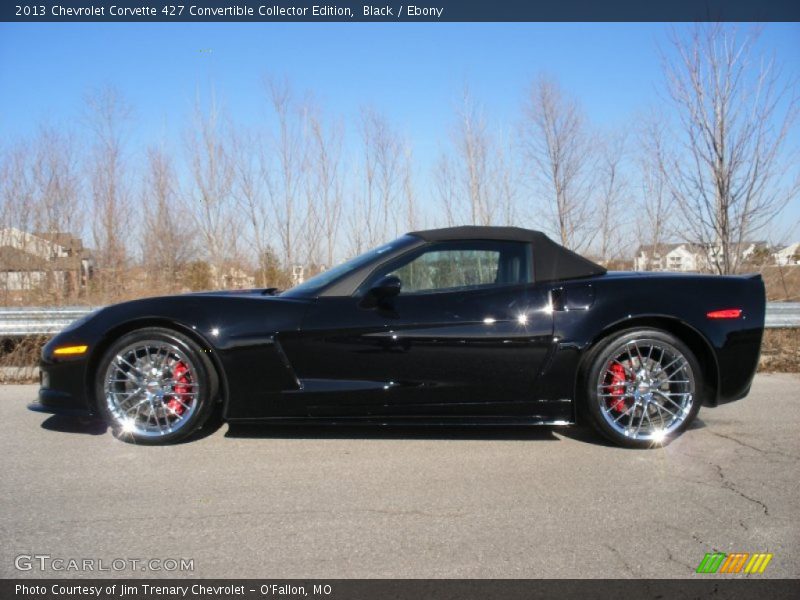 Black / Ebony 2013 Chevrolet Corvette 427 Convertible Collector Edition