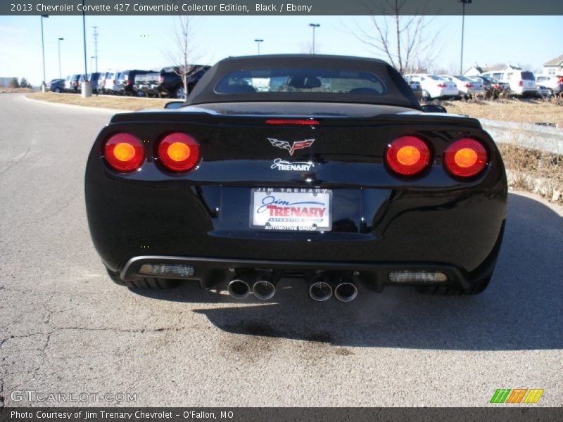 Black / Ebony 2013 Chevrolet Corvette 427 Convertible Collector Edition