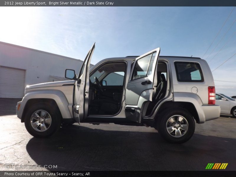 Bright Silver Metallic / Dark Slate Gray 2012 Jeep Liberty Sport