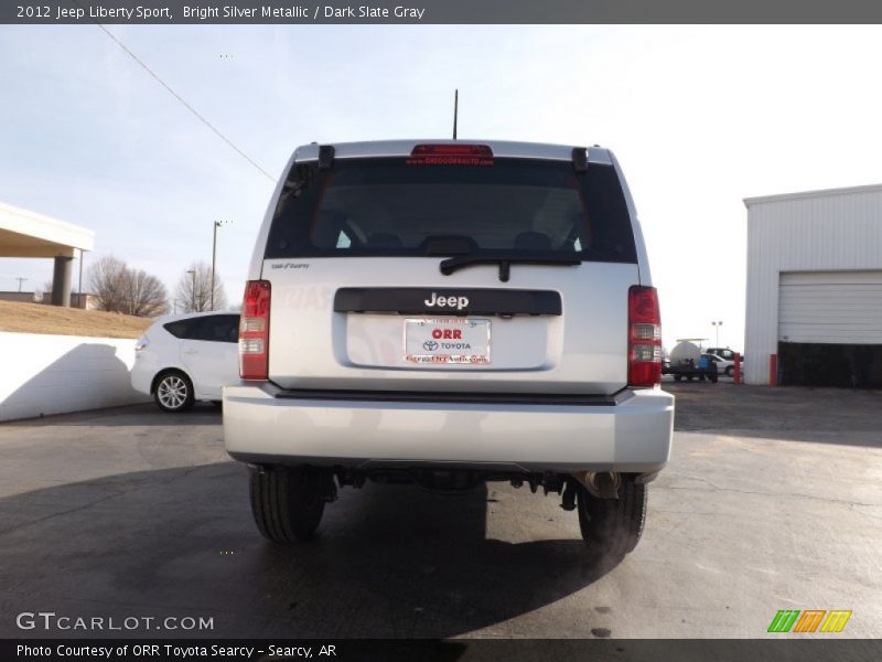 Bright Silver Metallic / Dark Slate Gray 2012 Jeep Liberty Sport