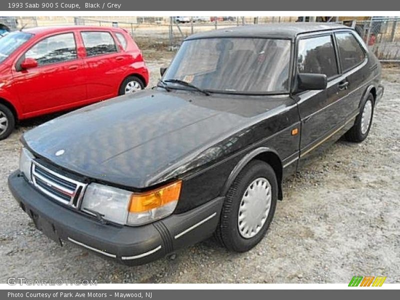 Black / Grey 1993 Saab 900 S Coupe