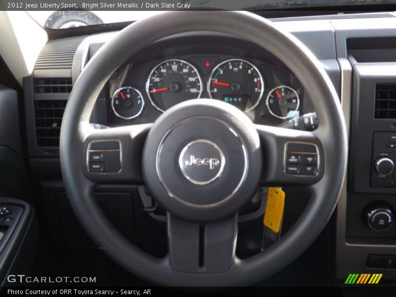 Bright Silver Metallic / Dark Slate Gray 2012 Jeep Liberty Sport
