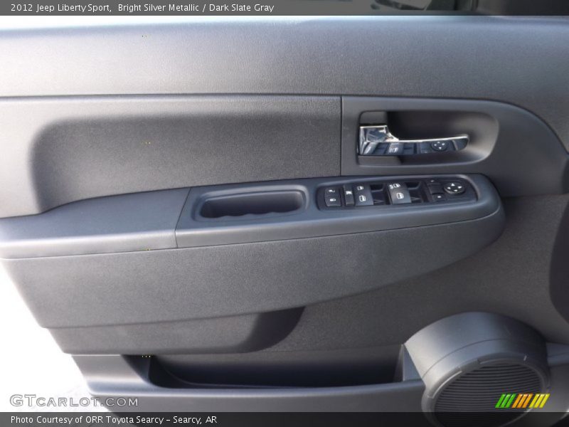 Bright Silver Metallic / Dark Slate Gray 2012 Jeep Liberty Sport