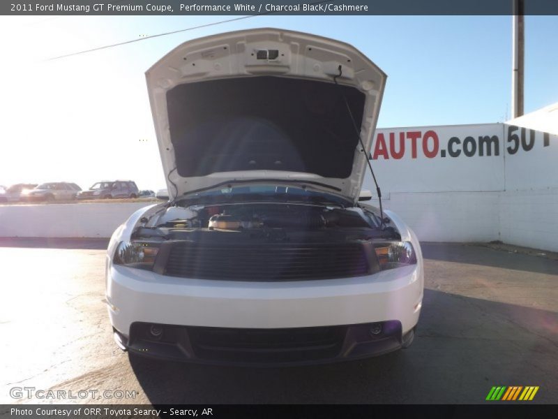 Performance White / Charcoal Black/Cashmere 2011 Ford Mustang GT Premium Coupe