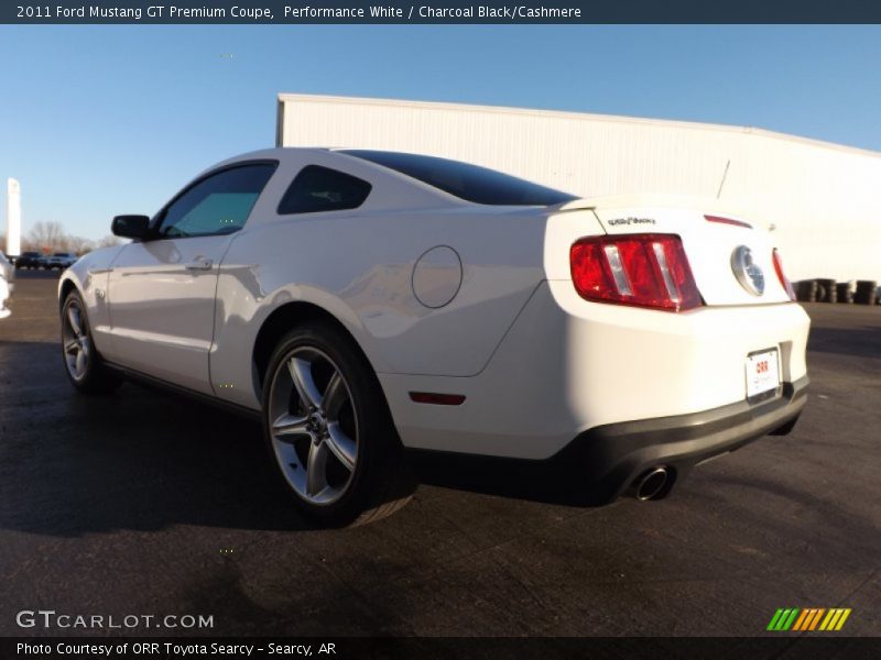 Performance White / Charcoal Black/Cashmere 2011 Ford Mustang GT Premium Coupe