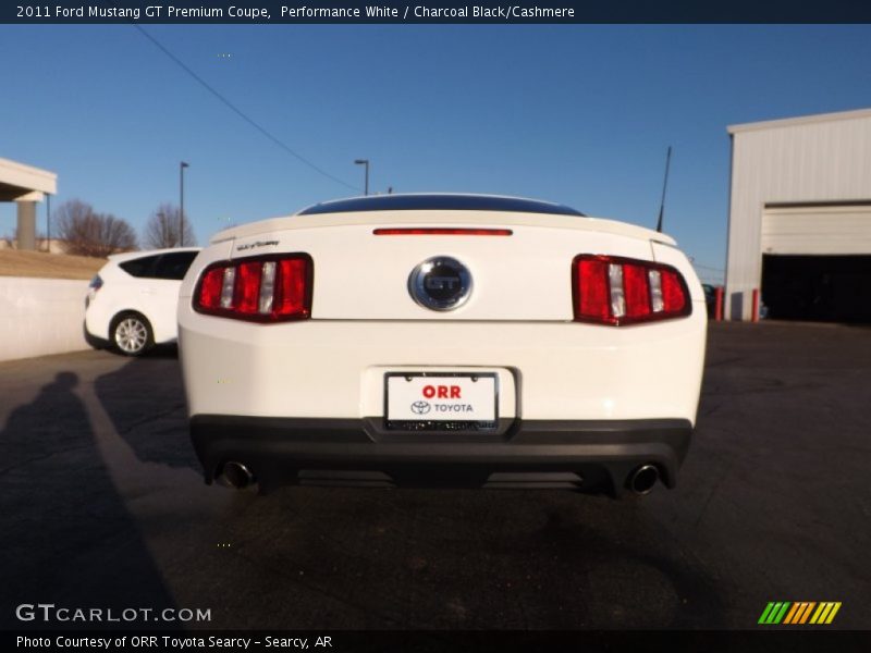 Performance White / Charcoal Black/Cashmere 2011 Ford Mustang GT Premium Coupe