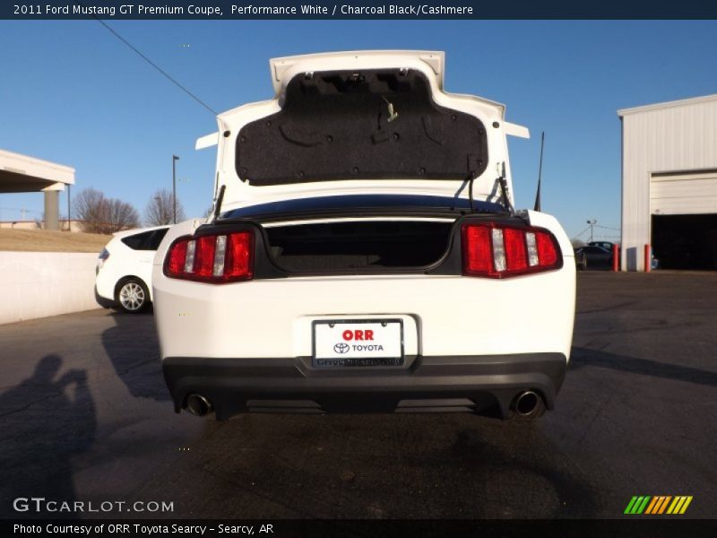 Performance White / Charcoal Black/Cashmere 2011 Ford Mustang GT Premium Coupe