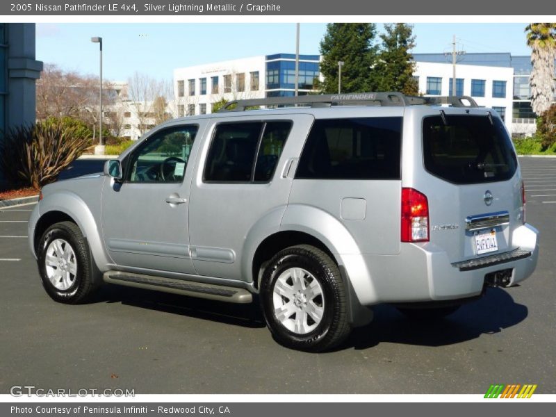 Silver Lightning Metallic / Graphite 2005 Nissan Pathfinder LE 4x4
