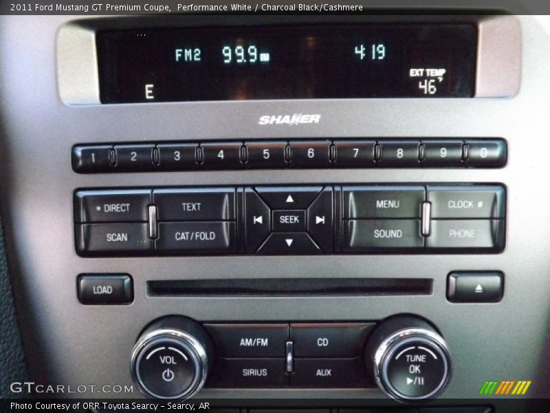 Performance White / Charcoal Black/Cashmere 2011 Ford Mustang GT Premium Coupe