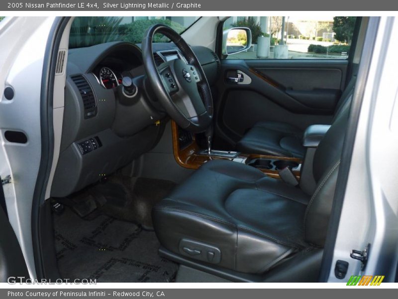 Silver Lightning Metallic / Graphite 2005 Nissan Pathfinder LE 4x4