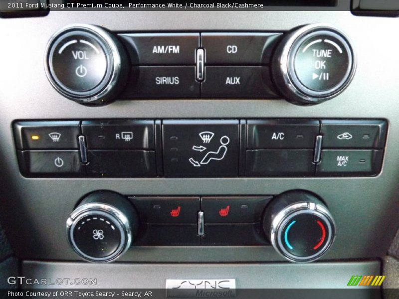 Performance White / Charcoal Black/Cashmere 2011 Ford Mustang GT Premium Coupe