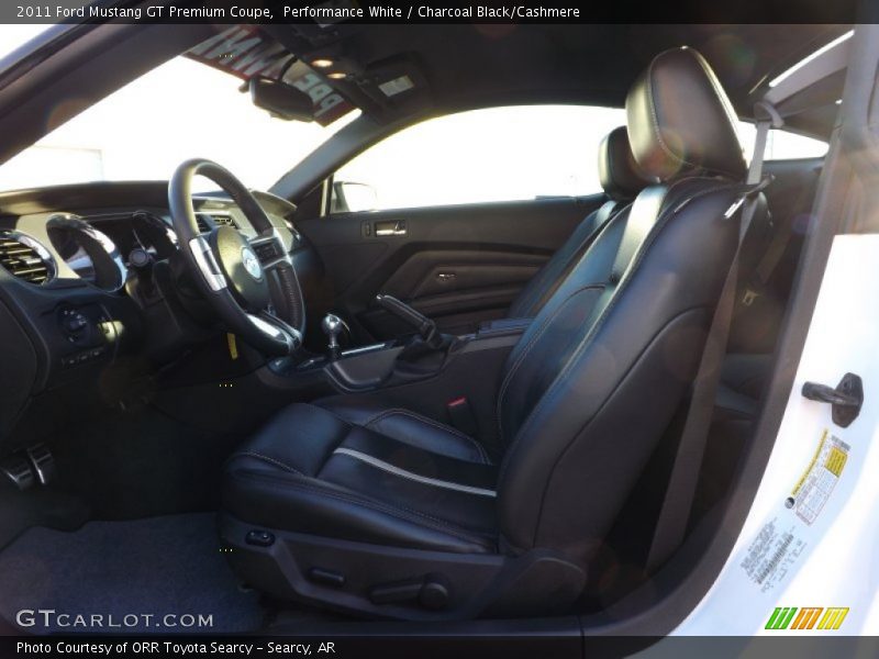 Performance White / Charcoal Black/Cashmere 2011 Ford Mustang GT Premium Coupe