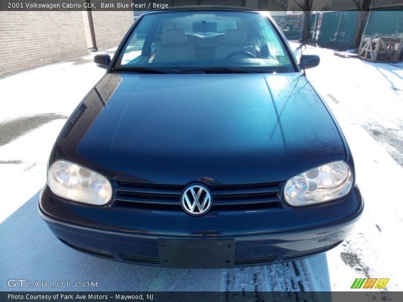 Batik Blue Pearl / Beige 2001 Volkswagen Cabrio GLX