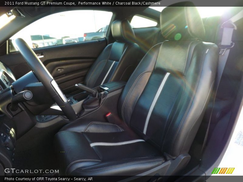 Front Seat of 2011 Mustang GT Premium Coupe