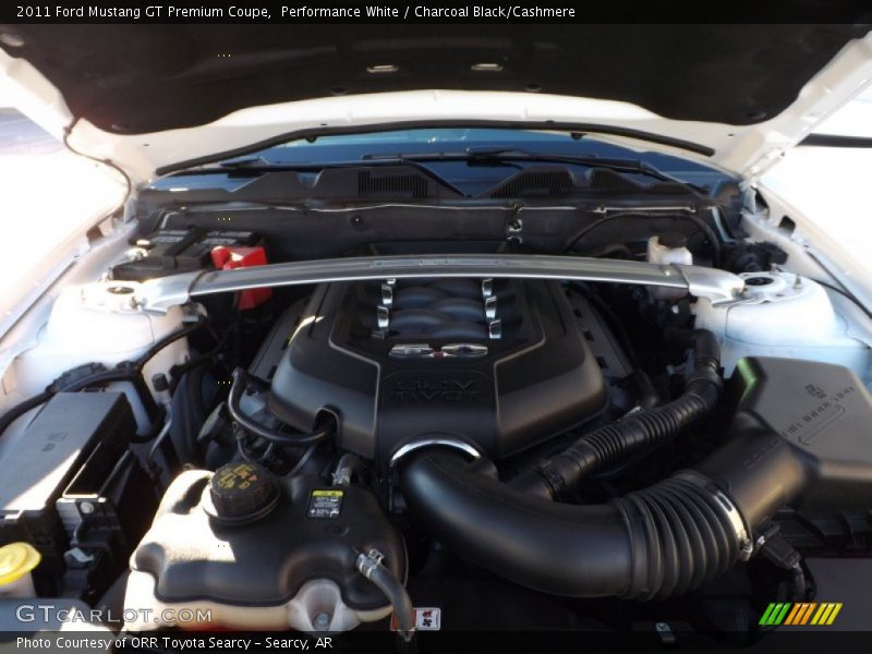 Performance White / Charcoal Black/Cashmere 2011 Ford Mustang GT Premium Coupe