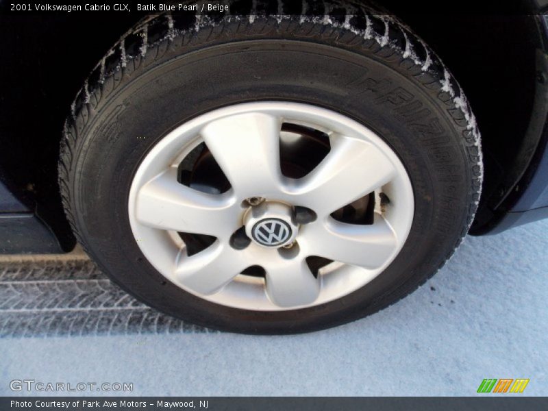 Batik Blue Pearl / Beige 2001 Volkswagen Cabrio GLX