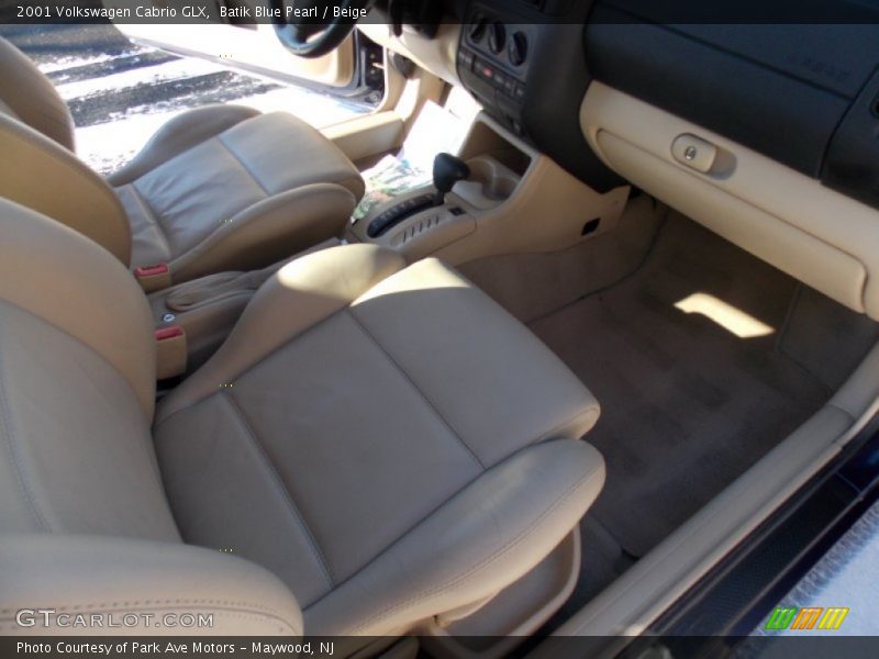 Batik Blue Pearl / Beige 2001 Volkswagen Cabrio GLX