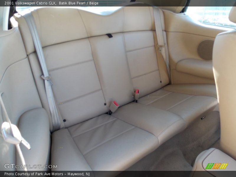 Batik Blue Pearl / Beige 2001 Volkswagen Cabrio GLX