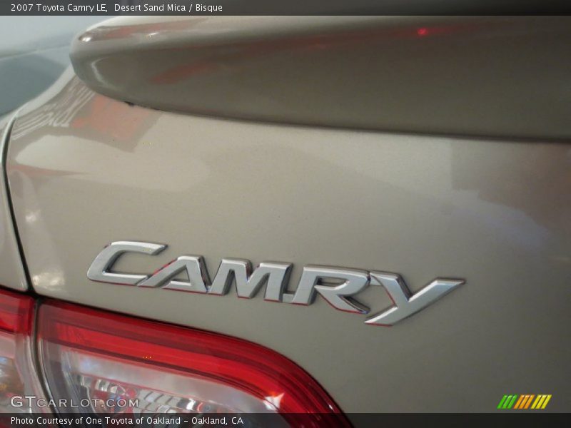 Desert Sand Mica / Bisque 2007 Toyota Camry LE