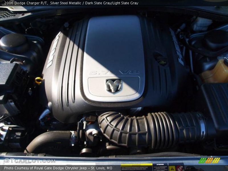 Silver Steel Metallic / Dark Slate Gray/Light Slate Gray 2006 Dodge Charger R/T